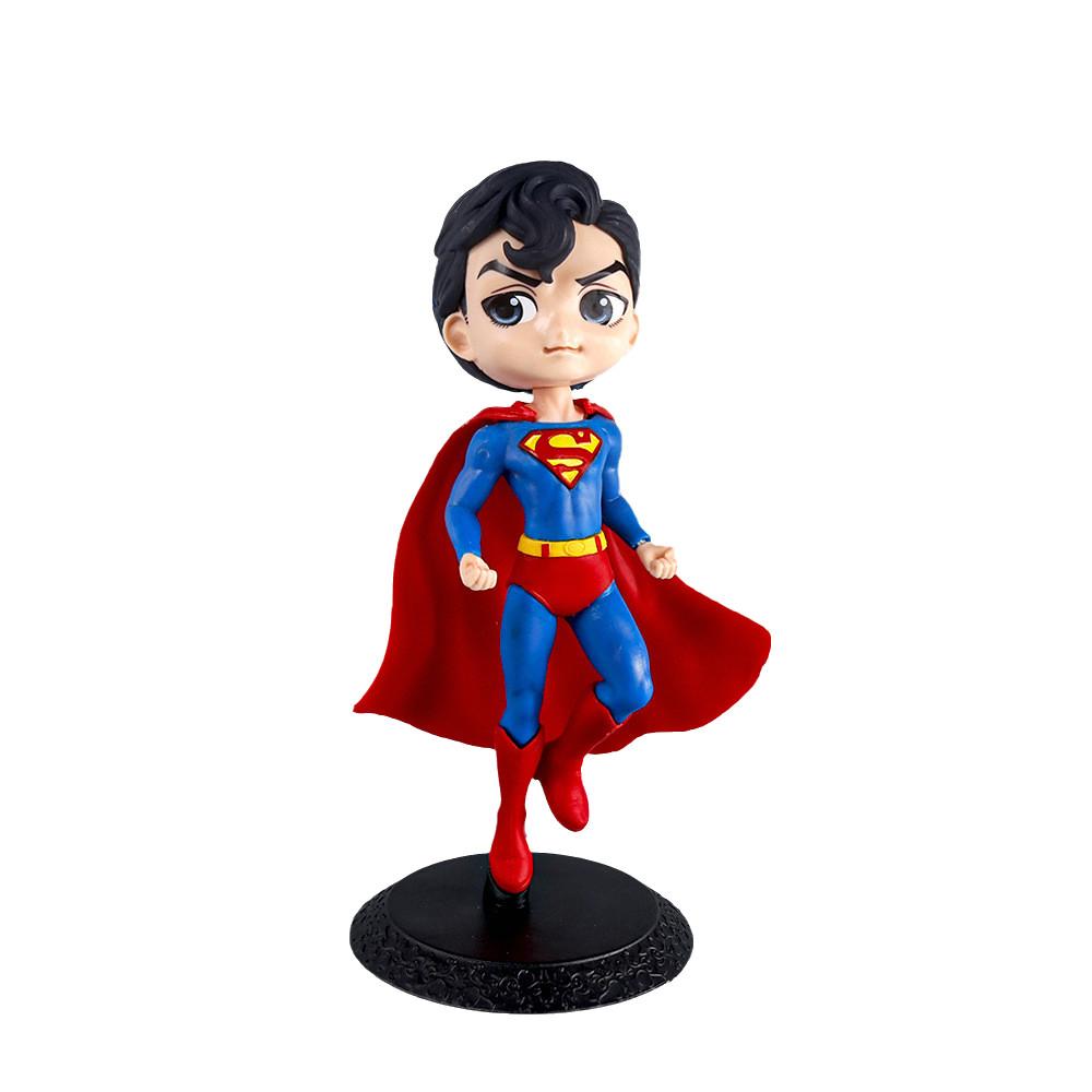 Detailed Avengers Justiceleague Q Version Cartoon Model Action Figure Decoration