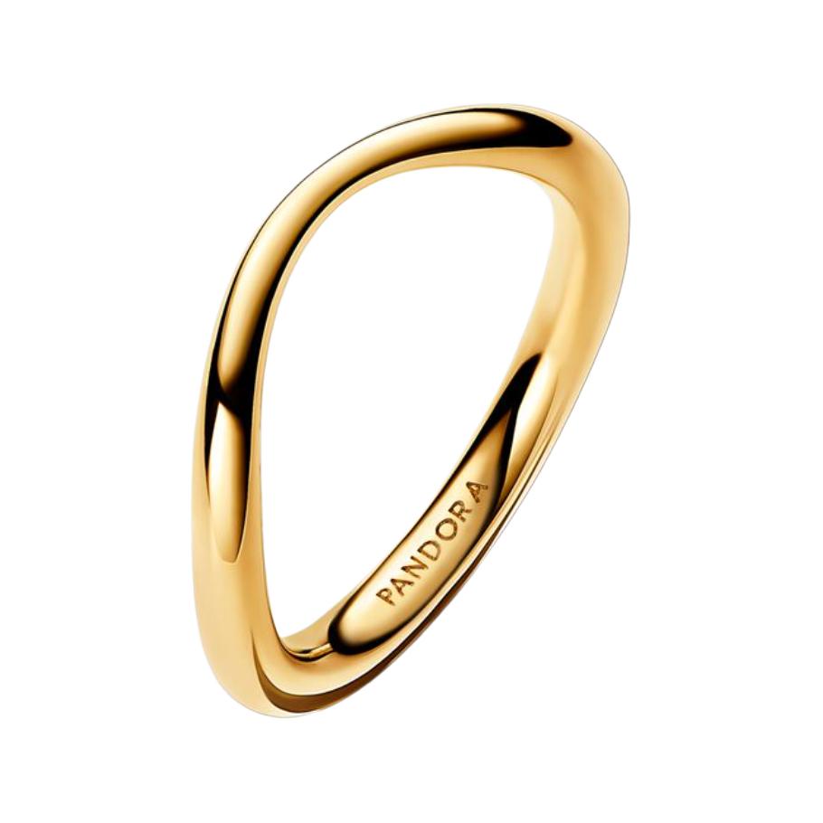 Pandora Single Ring Geometric Design Women rings Gold 163314C00 Box,50