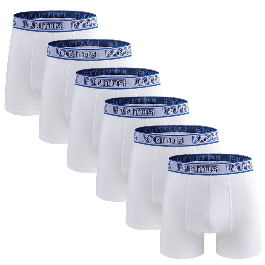 

6pcs New Underwear For Man Shorts Letter Men s Panties Sexy Underpants Men Polyester Boxer Briefs Medium long Mens Boxers