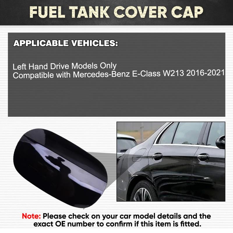 For Mercedes-Benz E-Class W213 2016- LHD Car Fuel Gas Tank Cap Fuel Filler Flap Cover Lid  2137572100, A2137572100