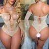 Hot Sexy Shiny Rhinestones Bodysuit Women Sexy Lingerie Fashion Fishnet Tops Porn Bodycon Underwear Erotic Outfits Sexy Set