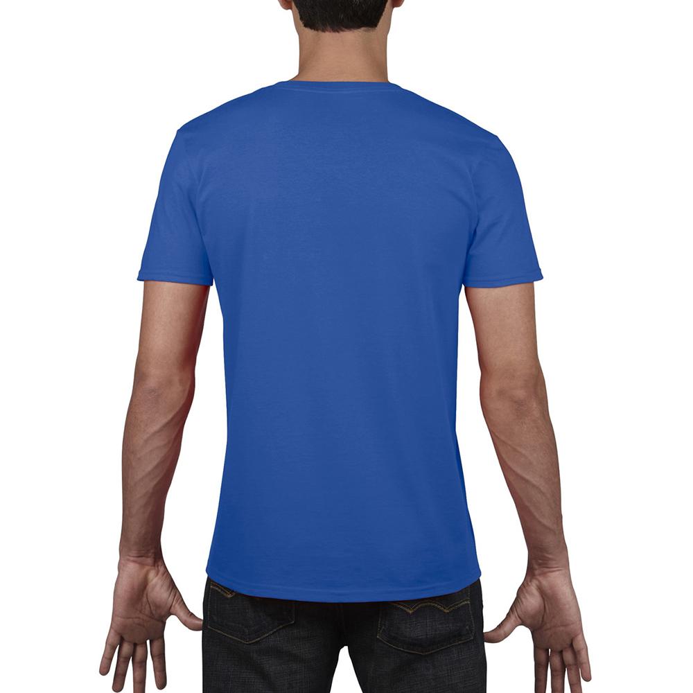 Gildan Mens Soft Style V-Neck Short Sleeve T-Shirt