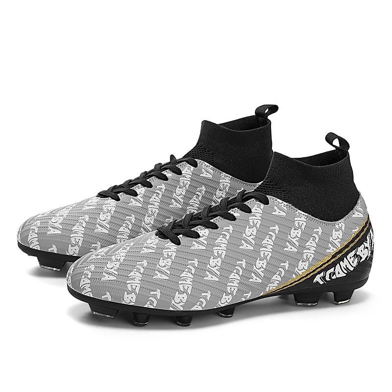 31-48 Kinder-Fußballschuhe, hohe Herren-Langnagel-Sport-Fußballschuhe, große Jugend-Sport-Fußballschuhe