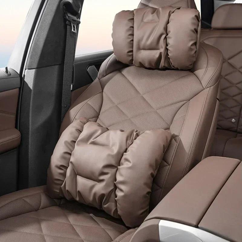 Prabangios odos automobilio kaklo pagalvėlė Automobilio juosmens pagalvėlė Mercedes Benz AMG W206 W204 W205 W212 W213 W221 W222 W223 W251 W211 W240 W