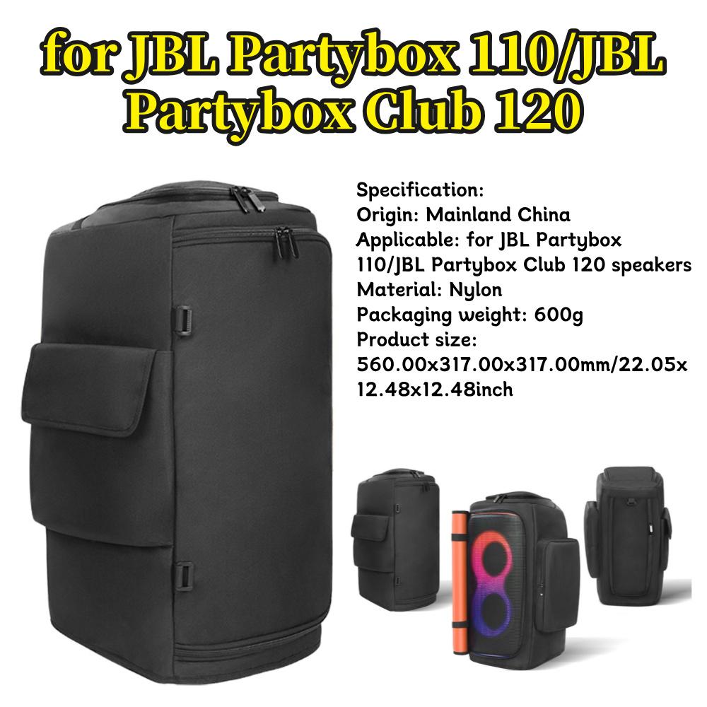 Lautsprecher-Staubschutz mit Mikrofon für JBL PARTYBOX 520 Tasche Wasserdicht Gepolsterte Lautsprecher-Schutzhülle für JBL Partybox 110