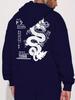 Spring and Autumn Printed Chinese Dragon Personality Sweater Versatile Jacket