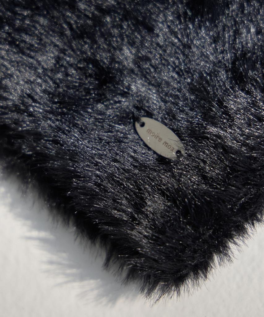 Mualeumoa Fluffy Knit Beanie-Black