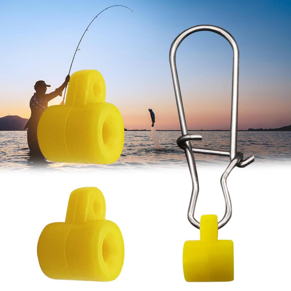 50pcs Duo Lock Snap Fishing Line Sinker Slides Sinker Line Connector Sinker Slider Swivel Saltwater Fishing Accessories