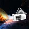 Outdoor Solar Radio, Crank Radio, Outdoor Radio With 1200 MAh Battery, With AM/FM Weather Radio, With LED Torch/SOS Alarm