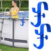 Pool Leaf Skimmer Net Holder Pool Pole Hanger Easy To Install Adjustable Telescopic Pool Pole Hook Hanger Tool