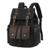 Vintage Canvas Backpacks For Men Large Capacity Laptop Backpacks Durable Canvas Briefcase Rucksack for Business Travel Office