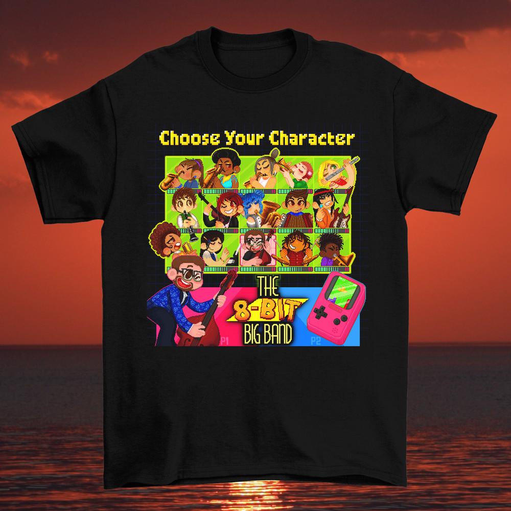The 8-Bit Big Band Choose Your Character T Shirt Size S-5XL TT1271 Unisex T-Shirt S