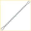 66 Cm Hammock Suspension Chain with 2 Carabiners – Galvanized Steel, Adjustable, Up To 230 Kg