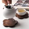 Flower Shape Cup Mat Heat Resistant Tea Cup Pad New Wooden Coaster  Home Decor