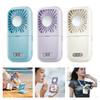 Mini Handheld Fan with 100 Adjustable Speed Quiet USB-Purple