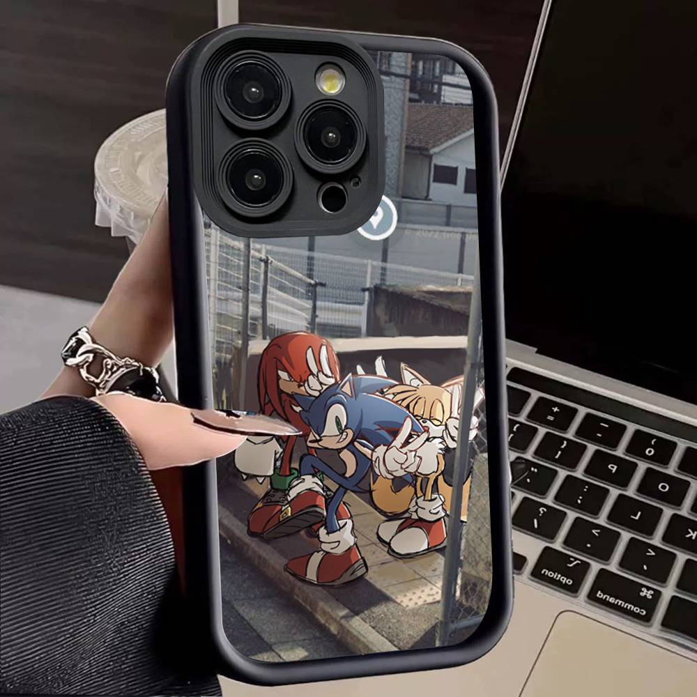 Game S-Sonic Movie Anime Silicone Phone Case For IPhone 17 Pro Max 16 15 14 13 12 11 Plus 17 Air