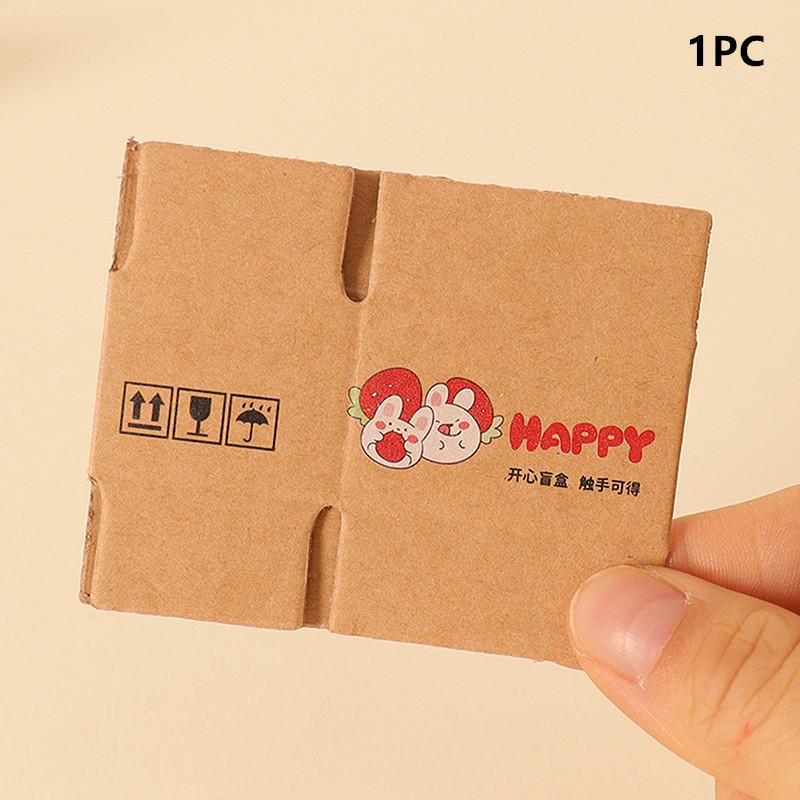 

1:12 Dollhouse Empty Brown Carton Packaging Miniture Express Box Gift Furniture Toys Accessories For Party Candy Event Gift Box
