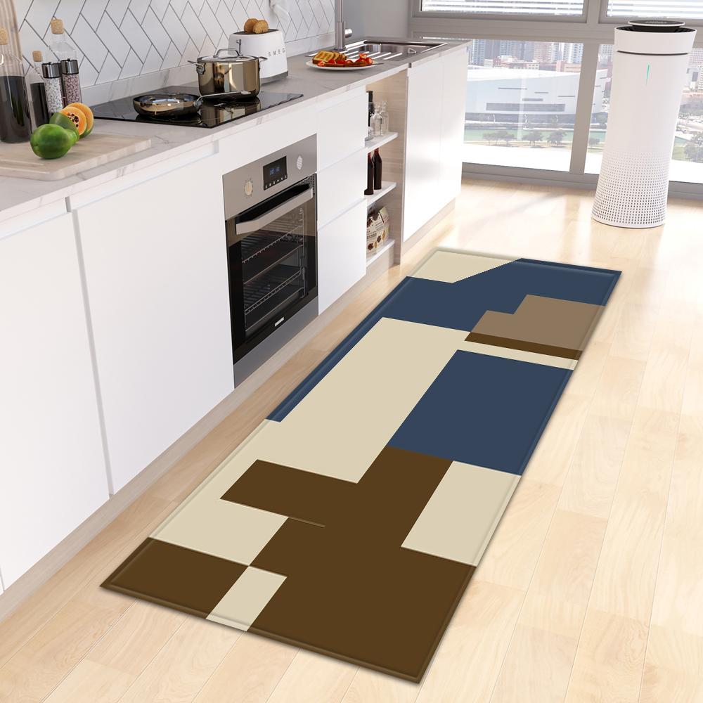 Moderne Küche Teppich Fußmatte Veranda Wohnzimmer Teppich Schlafzimmer Nachttisch Flur Boden rutschfeste Bodenmatte