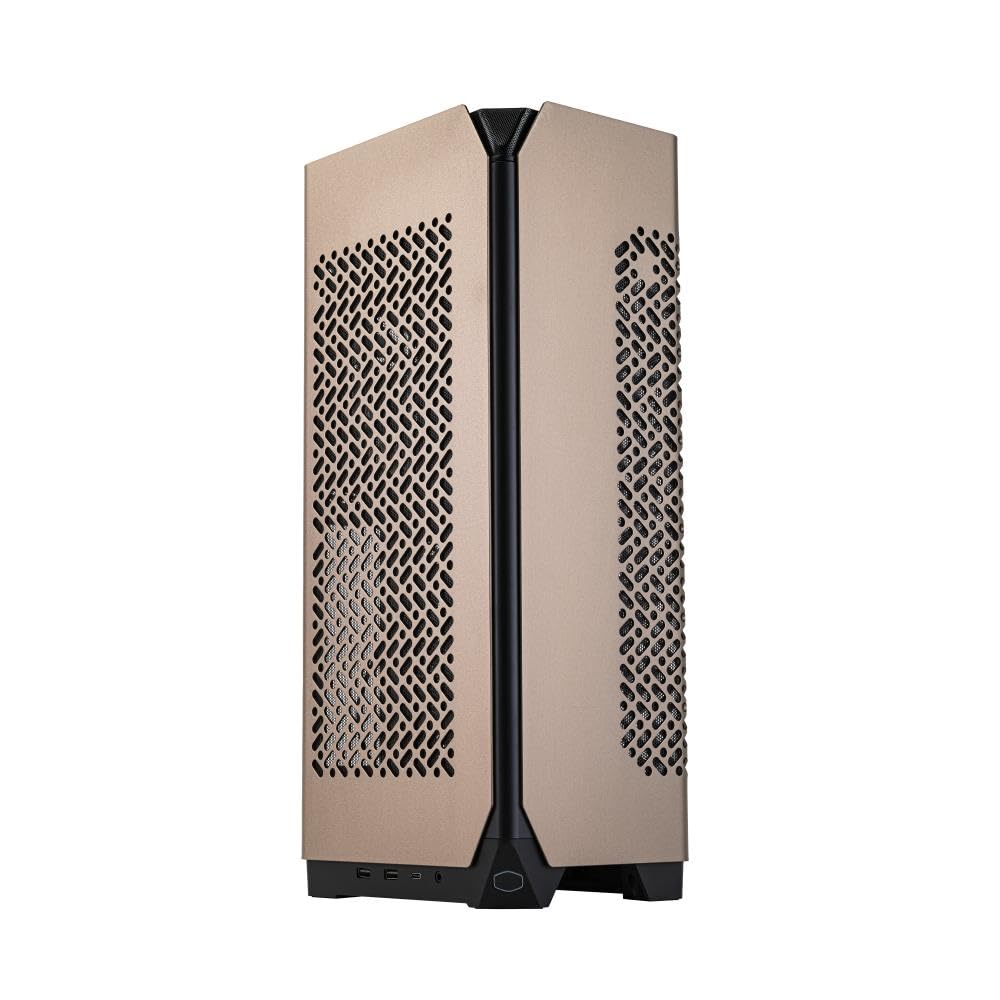 Cooler Master Ncore 100 MAX Bronze Edition Open Frame Design 120mm Water Cooling 850W SFX Power PCIe Riser Cable Included Mini Tower PC Case Bronze