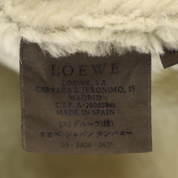 LOEWE Sheepskin Mouton jacket 40 Brown Sheepskin Women Used