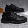 Suit Spring and Autumn Business Dress Casual Shoes British Style Black Leather Shoes Soft Sole