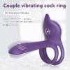 Daji Lock Essence Ring 10-Gang Vibrations-Hodenring mit Drahtloser Fernbedienung, Silikon-Penisvibrator für Paare, USB Wiederaufladbares Erwachsenenspielzeug