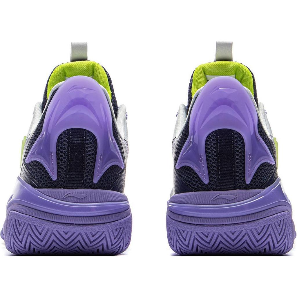 Li Ning Kids Wind Shadow 2.0 V2 Comfortable Lightweight Durable Breathable Low Top Basketball Shoes Men sneaker White Blue YKBV032-9