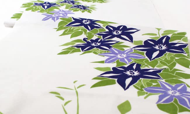 Dyeing Anbo Hand Towel Authentic Dyed Cotton Tokuoka Made In Japan 35cm X 100cm "Tetsusen" 100%