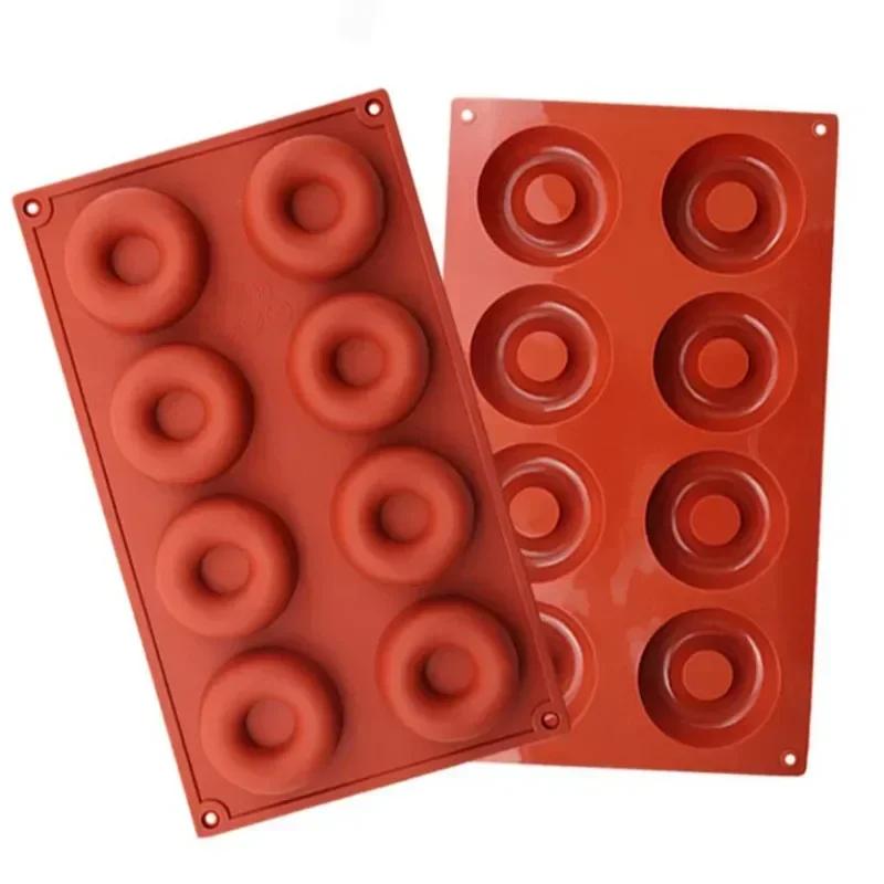 Cake Mold Silicone DIY Donut Maker Non-Stick Baking Pastry Cookie Chocolate Mold Muffin Cake Mould Dessert Decorating Tools
