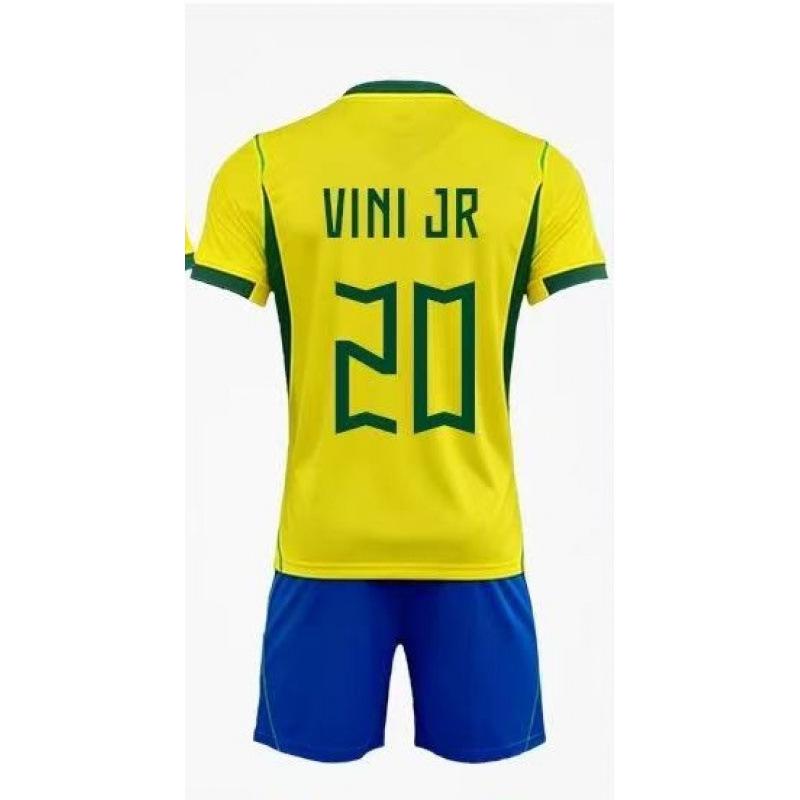 2026 World Cup Jersey Brazil National Team Jersey Neymar Vinicius Children's Adult Suit Football Jersey
