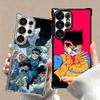 I-Invincible Anime Plating Phone Case For Samsung Galaxy S24 S25 FE S26 Edge S23 Ultra S22 S21 Plus S20 Anti-Fall Airabag Cover