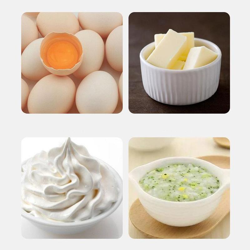 Stainless Steel Household Semi-Automatic Rotating Egg Beater Push-Type Egg Cream Baking Stirring Stick Manual Egg Beater