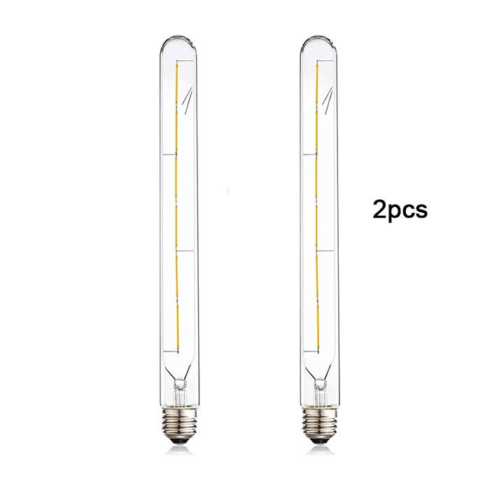 Vintage 4000K 110V 220V 6W T300 LED Filament Bulb 2700K 6000K Long Tubular 120V 240V T30 E26 E27 30cm 300mm Edison Tube Bulb