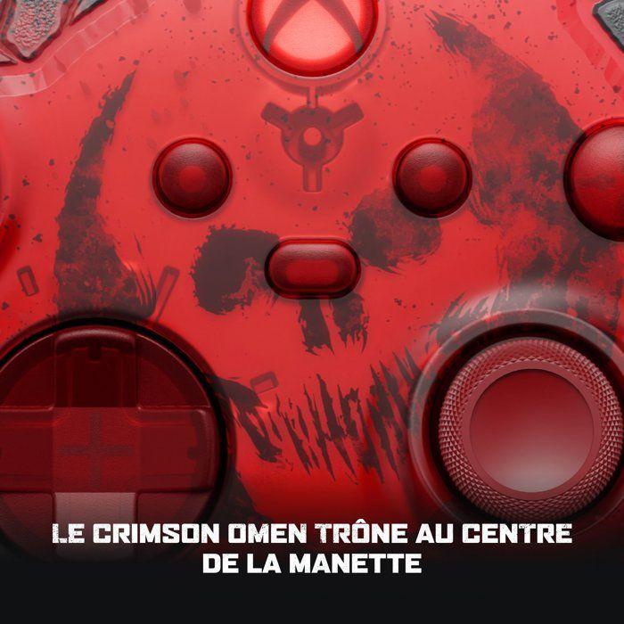 Manette sans fil – Xbox – Édition limitée Gears Of War – Sans fil – Compatible Xbox Series X|S, Xbox One, PC et Cloud