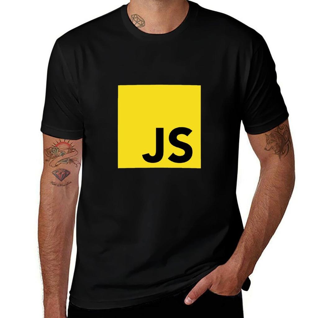 Javascript Programmer Logo Tshirt Work Outdoor Short Sleeve Tee
