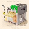 1116Pcs LED City Japanese Style Summer Restaurant Coffee House Building Blocks Friends Light Shop Bricks Toys Children Gift
