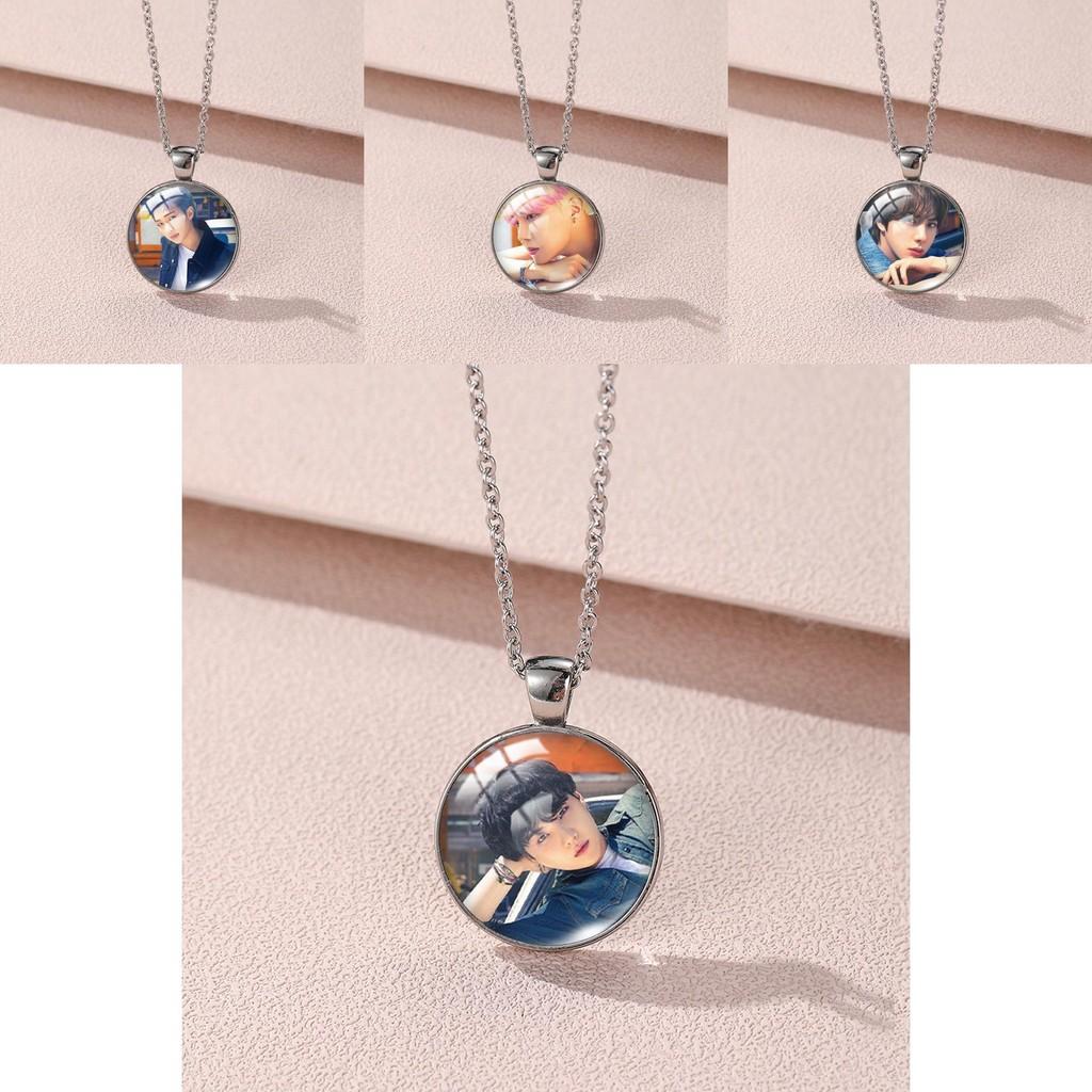 Stylish 2023 Bts Boy Group Themed Alloy Necklace With Unique Geometric Design