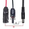 Solar Panel Connectors to 5.5mmx2.1mm Adapter Extension Cable 16AWG  Adapter Portable Power Station Solar Generator