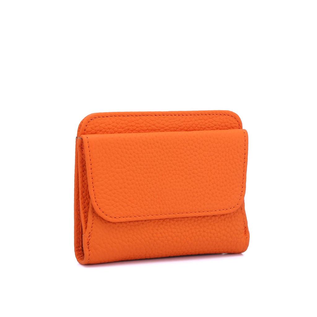 Japanese Style Genuine Leather Wallet: Short Design with Multiple Card Slots, Coin Purse, Large Capacity, and Multi-Compartment.