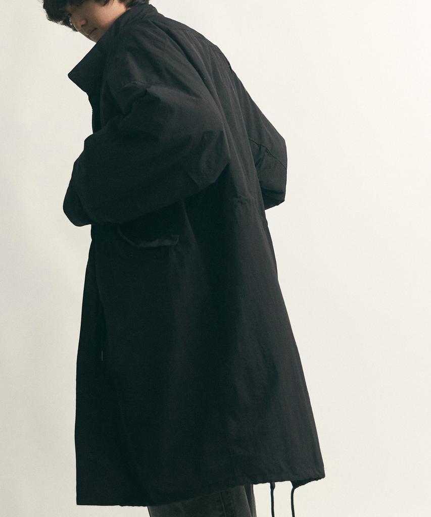Draw.M M-65 Fishtail Field Jacket (Black)