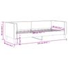 Vidaxl Sofa with Sleeping Function, Taupe Color, 80X200 Cm, Upholstered In Fabric