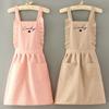 Japanese Style Oil-Proof Women's Apron for Manicure, Catering, and Cooking - Summer Work Uniform