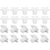 20PCS Lower Outer Door Weatherstrip Clip, Car Clips, Protective Lower Door Mounting Trim Clips Replacement for 75315-S9A-004 75315S9A004, Door Panel