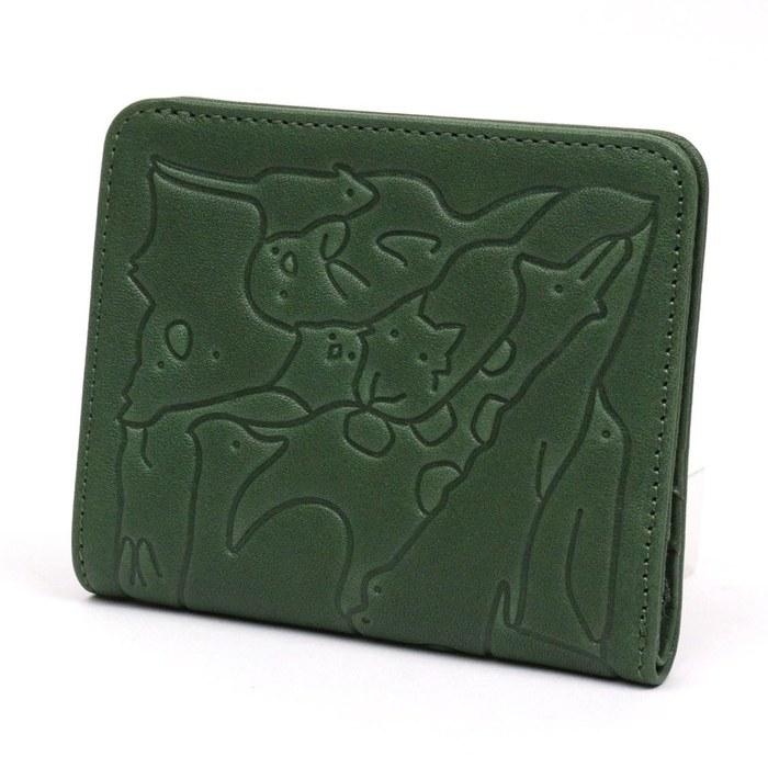 [Dakota] Animale Bi-fold Wallet 30203 Green W11xH9.5xD1.5cm
