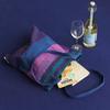 Eco bag, organic cotton, delphinium