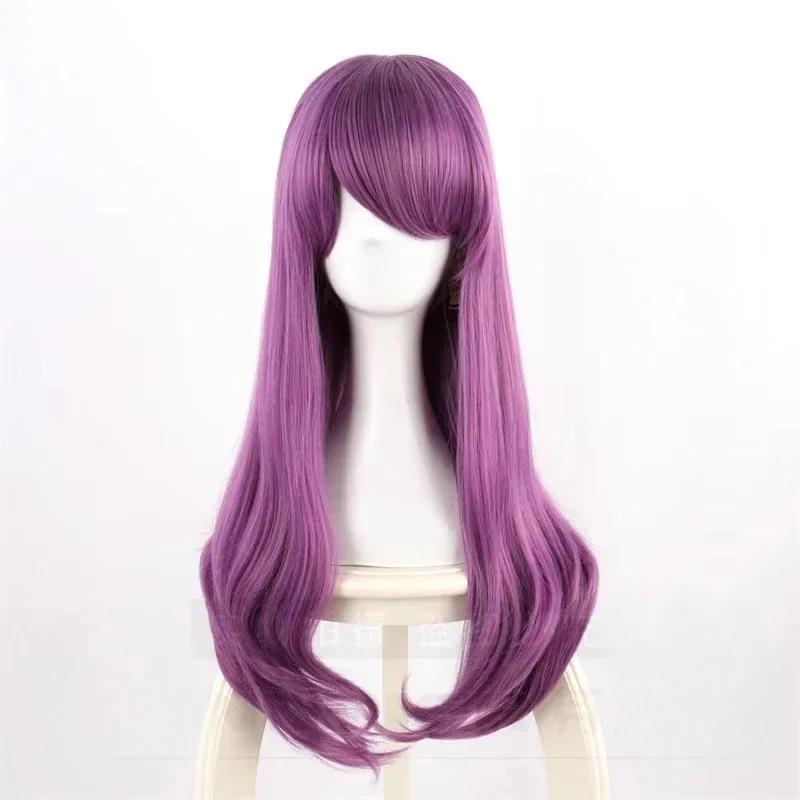 Rize Kamishiro Cosplay Wig Tokyo Ghoul Cosplay Long Wavy Purple Mixed Heat Resistant Synthetic Hair Anime Wigs