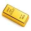 Plastic Fake Gold Bar Small Gold Brick Decoration Novelty Gold Paperweight  Halloween Party