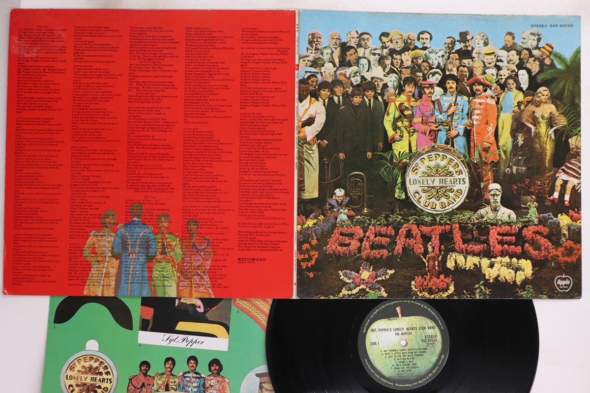 

LP Пластинка BEATLES - Sgt. Клуб одиноких сердец Пеппера Ba EAS80558 APPLE 1976 Япония Рок Б/У