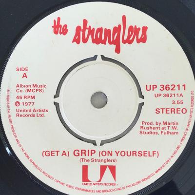 7inch Record STRANGLERS  Get A Grip On Yourself  London UP36211 UNITED ARTISTS 1977 UK Rock Used