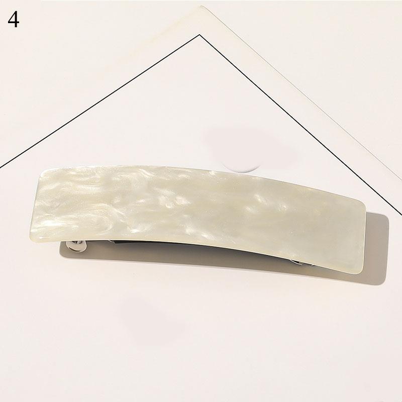 1 Stück Vintage Haarspangen für Frauen Leopard Marmor Geometrische Haarnadeln Rechteck Acetat Haarspangen Haarnadeln Mädchen Haarschmuck